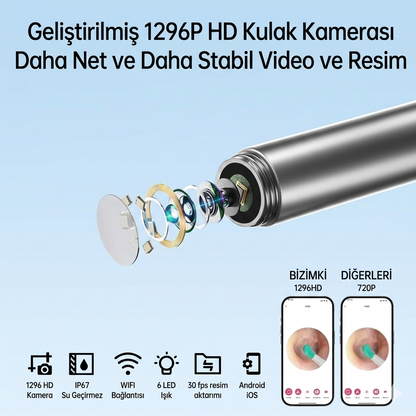VALKYRİE KAMERALI KULAK TEMİZLİYCİ